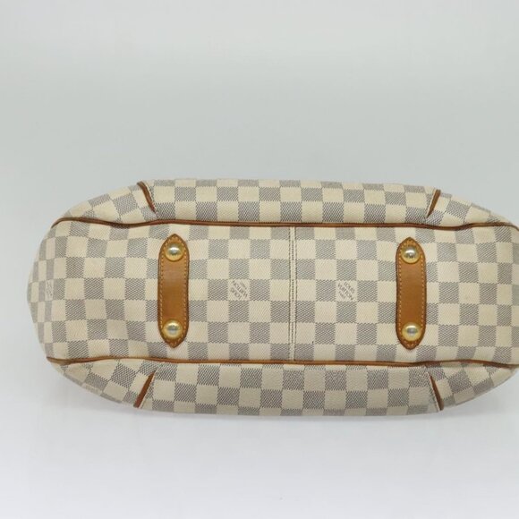 LOUIS VUITTON Damier Azur Galliera PM Shoulder Bag N55215 LV Auth 121403 - Picture 7 of 16
